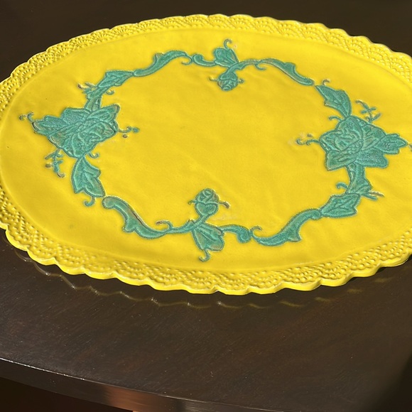 Decorative ceramic tray - Picture 2 of 5